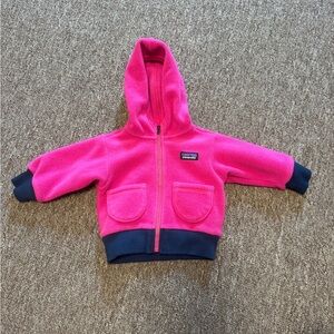 Patagonia Synchilla Pink Fleece Jacket 3/6month